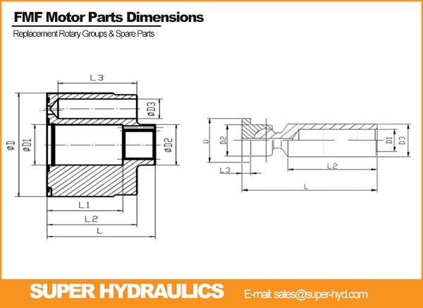 Liebherr_FMF090 Motor Spare Parts Dimension Reference Drawing
