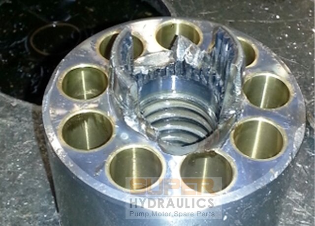 90R130_Busted Cylinder block_Cracked Barrel_Poor Quality